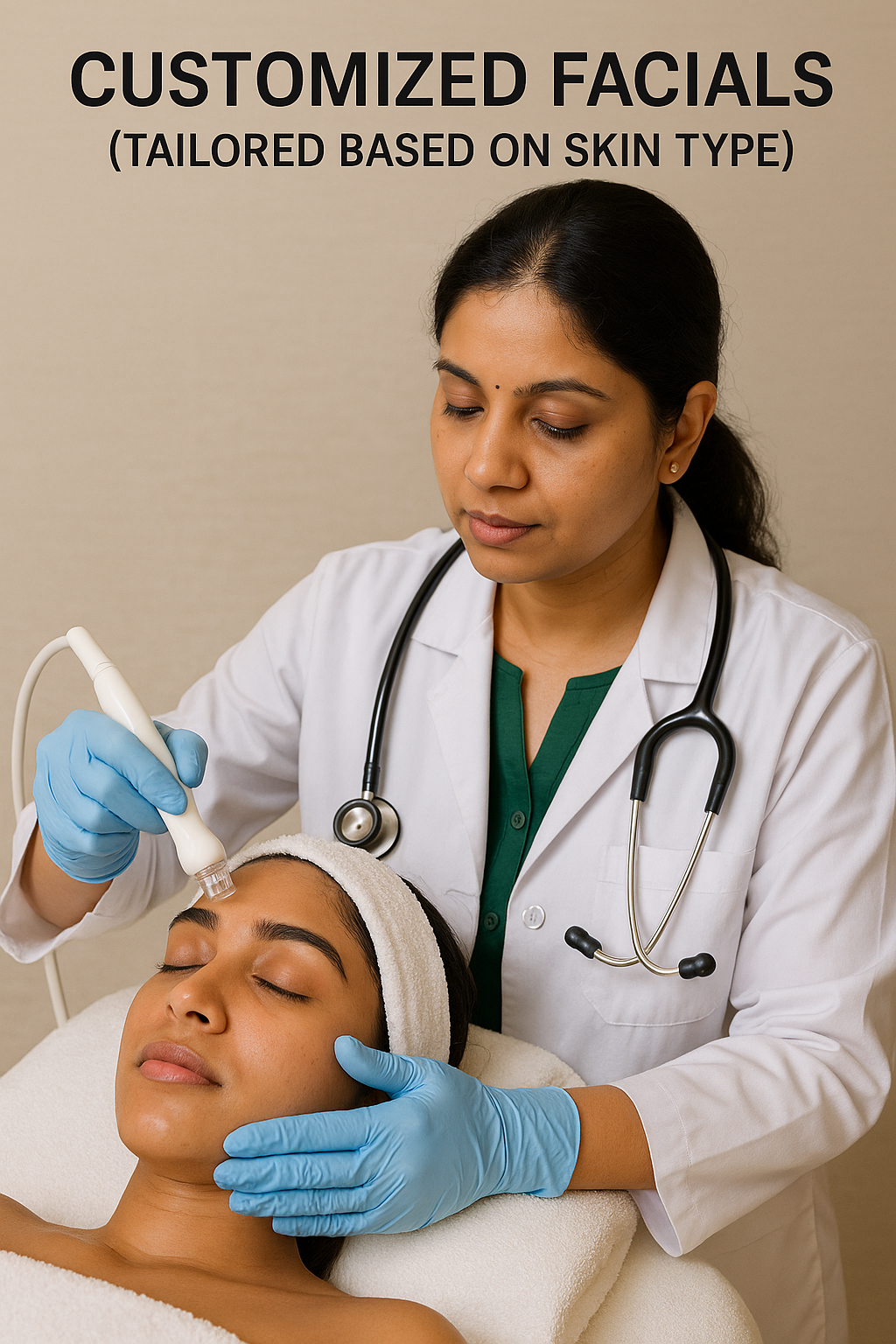 Customized Facials (Tailored based SKIN TYPE)